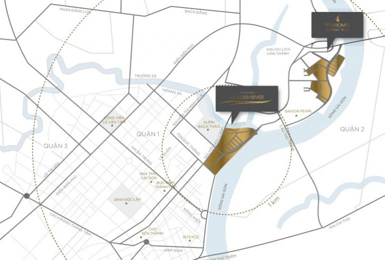 Vị trí Vinhomes Golden River ở đâu?